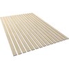 Ekena Millwork 94H x 3/8T Adjustable Wood Slat Wall Panel Kit w/ 3W Slats, Birch contains 15 Slats SWW60X94X0375BI